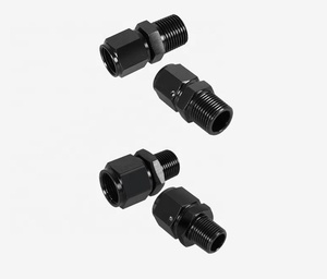 AN4 AN6 AN8 1/4 NPT 1/2 1/8 3/8 NPT Adaptor Putar Pas Aluminium - Product Image 4