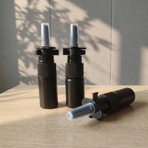 בקבוק ריסוס לאף 10ml 0.33oz HDPE ריק מפלסטיק, לאריזות קוסמטיקה עדינות, עם קליפסים בטיחותיים, בגודל מיני - Product Image 6