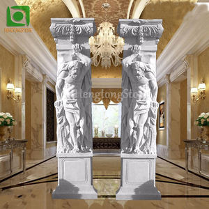 Casa construcción decorativa tallada a mano mármol blanco figura romana estatua <span class=keywords><strong>Pilla</strong></span> - Product Image 1
