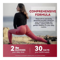 Gummies OEM 6000mg BBL et Maca pour l'amélioration des fesses - Complément Advanced Curve Plus pour le remodelage féminin - Entièrement naturel