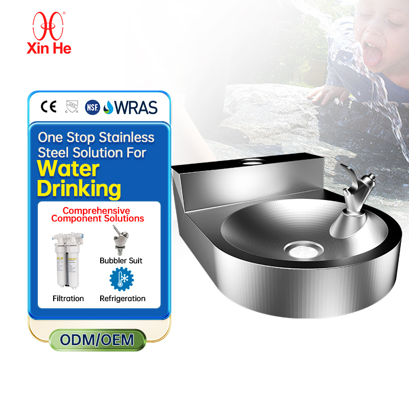 Public Wall Mounted Directly Drinking Stainless