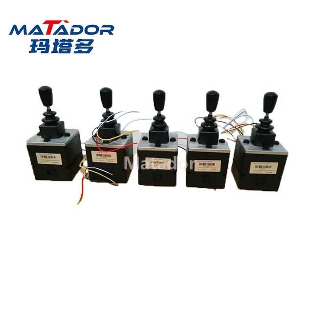 155B4212 Industrial Two Axis Joystick with Hall Sensor Construction Machine Part for PVGs and PVEs