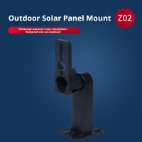 Support mural et de plafond universel rotatif à 360 degrés en PP pour caméra de sécurité extérieure, panneau solaire, lumière solaire