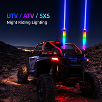 Lumières laser RGB pour UTV ATV SXS 1FT 2FT 3FT 5050 LED DC12V 60W IP67 Étanche Off Road Flag Pole Light