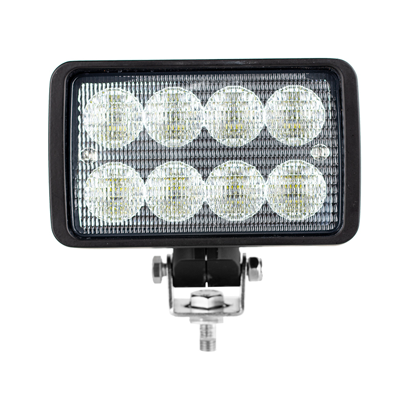 LED Tractor Work Light 12/24V 40W Flood IP68 6000K Square LED Tractor/agricultural Light
