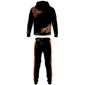 Chándal de algodón con logotipo personalizado impreso a la venta al por mayor, chándales casuales para hombre con logotipo personalizado impreso. - Product Image 3