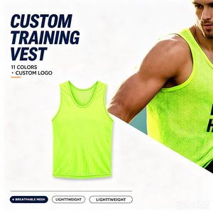 Rompi Sepak Bola Kustom untuk Latihan dengan Cetak Logo, Ringan dan Bernapas, Rompi Tim - Product Image 1