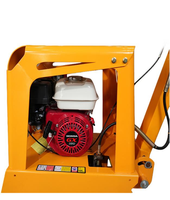 Compacteur à plaques réversible 30KN 5.5HP à essence, piqueur de sol vibrant 42*69cm 110KG, machine de compactage de sol routier robuste