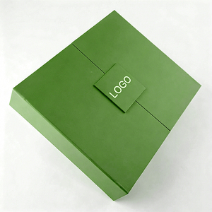 Cajas de Doble Puerta Cuadradas, Empaque de Papel Ecológico <span class=keywords><strong>para</strong></span> Regalos, Joyería, Recuerdos, Contenedor Personalizado en Tamaño, Color y con Logotipo - Product Image 2