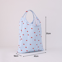 Sac fourre-tout personnalisé à rayures, écologique, pour femmes, portable, pour le shopping, la plage et les activités de plein air, vente en gros