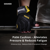 Nouveaux gants de sport demi-doigts avec enveloppements de poignet pour la musculation, le cyclisme, le ski, gants de sport respirants pour la salle de sport