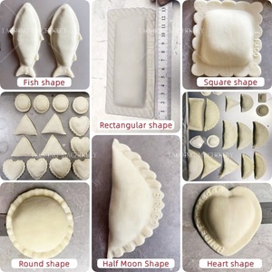 Petite machine à tarte pour viande de l'industrie alimentaire Plieuse Samosa Machine à boulettes pour pelmeni patti en vente - Product Image 2