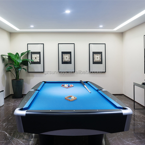 Table de billard moderne et personnalisable de 9 pieds avec poches en cuir et plateau en ardoise - Brunswick Billiard à vendre 5G Modern Streamlined Luxury D - Product Image 2