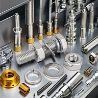 Top vente de haute qualité CNC usinage en acier métal prix compétitif boulons hexagonaux vis et écrous matériau en fer