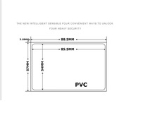 Kartu Pintar Nfc Kosong Pvc 13.56Mhz Universal Kualitas Bagus Kartu Pintar M1 IC untuk Kunci Pintu Pintar