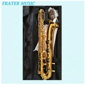 畅销Eb男中音Sax OEM优质金漆黄黄铜sax身体Eb音/键男中音萨克斯 (JBS-1110L)