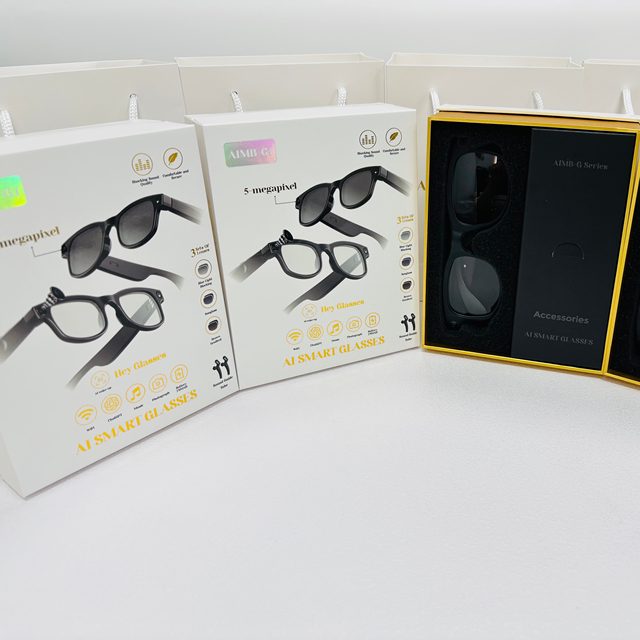 Smart Glasses with Music Call Noises Sunglass AI Translate Sports Glasses with Camera ChatGPT