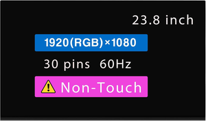 Écran de remplacement neuf 23,8 pouces pour M238HVN01.1, 30 broches, FHD 1920*1080, panneau LCD non tactile, écran tout-en-<span class=keywords><strong>un</strong></span> - Product Image 4