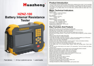 HZNZ-100 Digital Bateria Impedância <span class=keywords><strong>Analyzer</strong></span> Bateria Inteligente Medidor De Resistência Interna Com Preço Justo - Product Image 2
