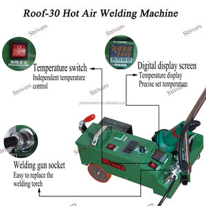 Machine à souder à air chaud pour l'étanchéité des toitures, soudeuse à air chaud pour toiture en PVC/TPO/EVA, machine à souder les membranes de toiture, certifiée CE/RoHS - Product Image 5
