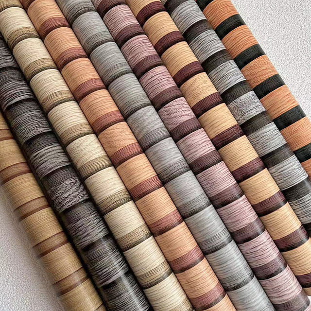 Modern PVC 3D  Decoration  Waterproof Wood Grille Wallpaper Home Living Room Bedroom Interior Wall Decor Paper Roll