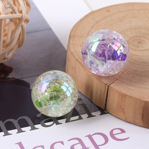 Cuentas de Plástico Acrílicas Transparentes con Acabado <span class=keywords><strong>AB</strong></span>, Diseño de Agujero Recto, Color Vibrante, para Manualidades, Decoración Floral y Joyería - Product Image 4