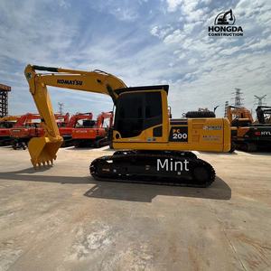 Eficiente en combustible y con una nueva apariencia Excavadora Komatsu 200-8 usada para sitios de construcción - Product Image 3