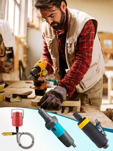 Jeekvisen 1/4 \ "Shank tungsten carbide chết máy xay bit 10 cái đôi cắt Rotary Burr kim loại deburring hoàn thiện công cụ khắc - Product Image 5