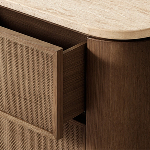 Modern Chest of <strong>Drawers</strong> Solid Wood Closet Store Organizer Dresser for Bedroom with <strong>6</strong> <strong>Drawers</strong> - Product Image 5