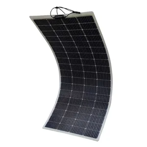 Hoge Efficiëntie 100W Bipv Zonnepaneel Marine 200W Etfe Fotovoltaïsche Paneel Balkon Flexibele Zonnepanelen Voor Thuis