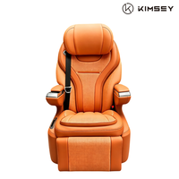 Siège de voiture électrique inclinable en cuir de luxe KIMSEY Vip, personnalisé pour Vito, Sprinter, Metris