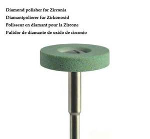 Disque de polissage dentaire en céramique diamantée, abrasifs turbo, fraises à zircone - Product Image 2