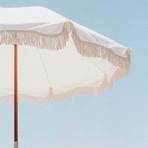 Ovida-<span class=keywords><strong>sombrilla</strong></span> de jardín con borlas para exteriores, <span class=keywords><strong>sombrilla</strong></span> de <span class=keywords><strong>playa</strong></span> de gran tamaño con estampado de logotipo - Product Image 4