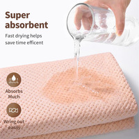Best Selling 63x105cm Large Size Custom logo Thick Hair Towel Wrap Drying Towels Microfiber Hair Towel