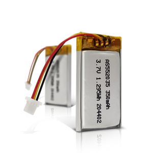 Paquete <span class=keywords><strong>de</strong></span> Baterías <span class=keywords><strong>de</strong></span> Polímero <span class=keywords><strong>de</strong></span> Litio Recargables OEM AS552035 3.7V 350mAh Batería Lipo con Certificaciones UL2054 CB UN38.3 WERCS CE - Product Image 5