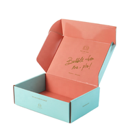 Boîte d'emballage recyclable ondulée avec logo personnalisé Boîte de papier de parfum pliable pour hommes et femmes