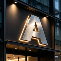 Letrero LED Personalizado, Letrero de Pared para Exteriores, Letrero con Logotipo para Oficina, Letrero con Letras LED para Interiores