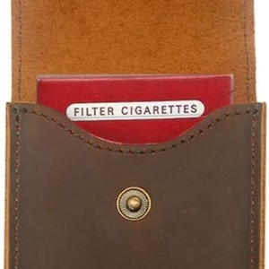 Personalized Leather Playing Card Case Storage Box Single Deck Leather Playing Card Pouch Holder for Poker and Bridge - Product Image 5