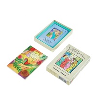 Cartes de jeu Flash éducatives pour enfants, emballage de jouets en carton rigide, impression personnalisée, pièces