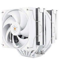 Refroidisseur de processeur Thermalright RP130 BLANC, hauteur 158 mm, double tour, 6 caloducs, radiateur à air tout blanc, AMD INTEL