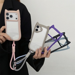เคสโทรศัพท์กันกระแทกหนาพิเศษ ลายหูแมวน่ารักแบบ 3 มิติ สำหรับ iPhone 17 16e 16 Pro 15 Pro Max - Product Image 2