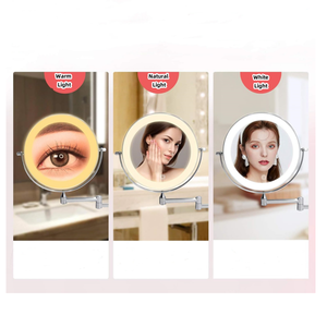 Có thể sạc lại treo tường thắp sáng trang điểm Vanity gương - Product Image 2