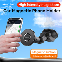 Support magnétique pour téléphone avec anneau aimanté Magsafing, nouvelle conception, support magnétique pour pare-brise et tableau de bord avec ventouse
