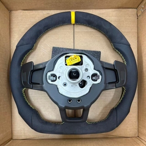 Volant en fibre de carbone R-Line, livraison rapide pour Volkswagen VW <span class=keywords><strong>Golf</strong></span> 4 5 6 7 7.5 <span class=keywords><strong>8</strong></span> MK4 5 6 7 7.5 <span class=keywords><strong>8</strong></span> 7 R GTI GTD <span class=keywords><strong>GTE</strong></span> - Product Image 5