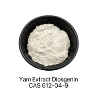Poudre de Diosgénine Naturelle, Extrait de Racine de Yam Sauvage, Extrait de Yam Chinois, Diosgénine 10% 98%