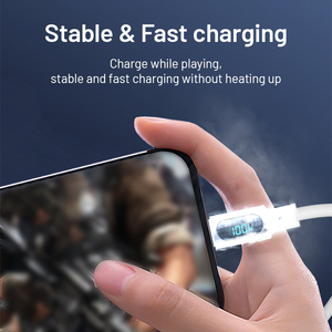 Haute qualité 100W 5A USB-A à C Type C à Type C PD câble de charge rapide pour Huawei <span class=keywords><strong>iPhone</strong></span> 14 15 affichage numérique câble USB <span class=keywords><strong>alimentation</strong></span> - Product Image 5