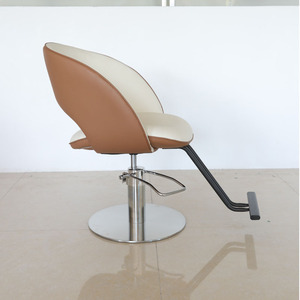 Chaise de Barbier Moderne et Simple en Cuir, Pivotante et Hydraulique, Petite Chaise de Salon pour Coiffeur - Product Image 6