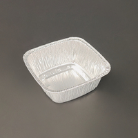 Umweltfreundlicher Einweg-Aluminiumfolie-Lebensmittelbehälter, Längliche Schale für Heiße Dampfgarung, Essenslieferung und Catering