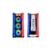 Boîtier d'ordinateur Micro ATX pour PC 2022 Mid Tower en alliage d'aluminium MATX ITX boîtier de jeu de carte mère