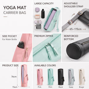 Wholesale Fashion Yoga Mat <strong>Carrier</strong> <strong>Bag</strong> Adjustable Strap Waterproof Polyester <strong>for</strong> Gym Yoga Studio <strong>Storage</strong> OEM/ODM Available - Product Image 2